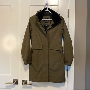 Stormtech Olive Green Long Line Raincoat